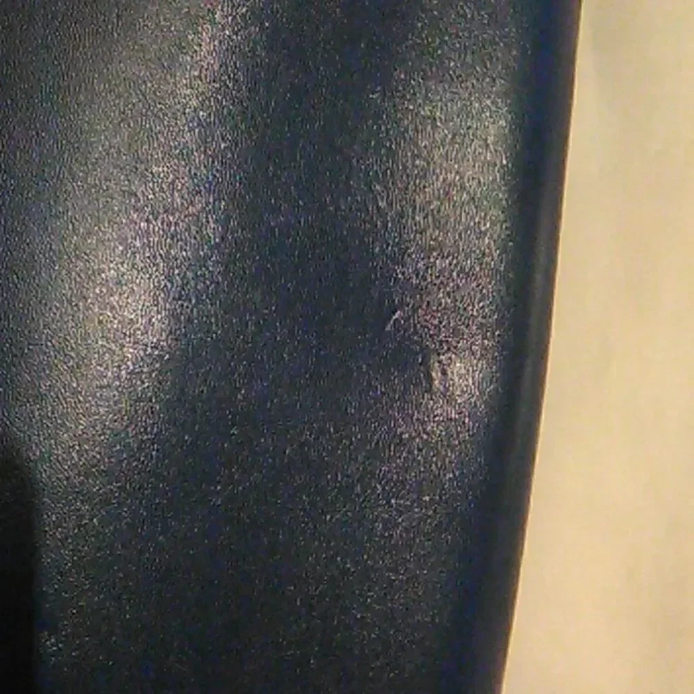 Segolene en cuir Blue Bag